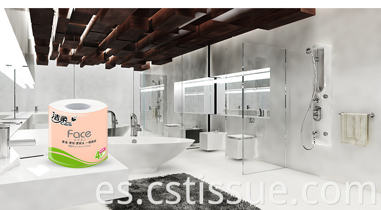 Tejido de baño suave personalizado higiénico biodegradable tejido de baño ultraza